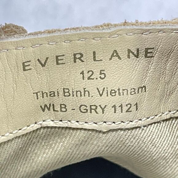 Everlane Shoes Mens Size 12.5 Beige The Desert Shoe Suede Leather Lace Up Loafer main image 10
